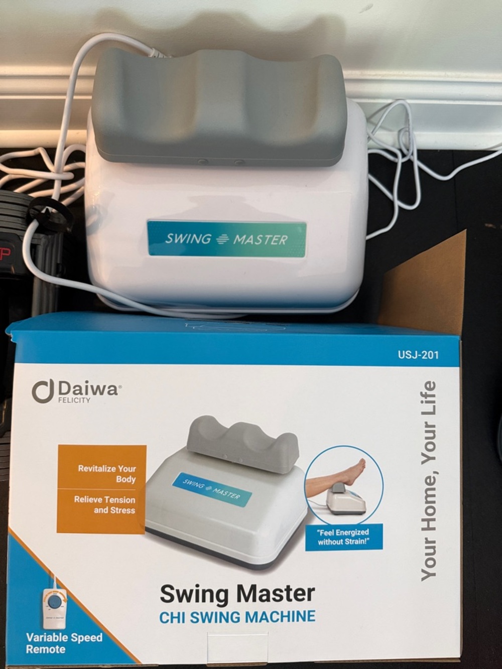 Daiwa Swing Master Chi Swing Machine - Gray/White